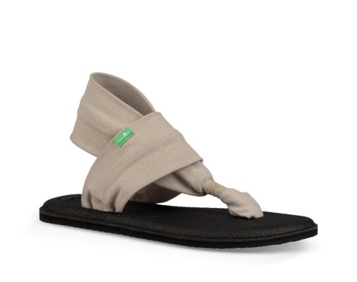 Sandale Sanuk Yoga Sling 2 Femme - Kaki Clair VLJFRT861